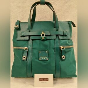 Henri Bendel Teal JETSETTER MINI CONVERTIBLE BACKPACK